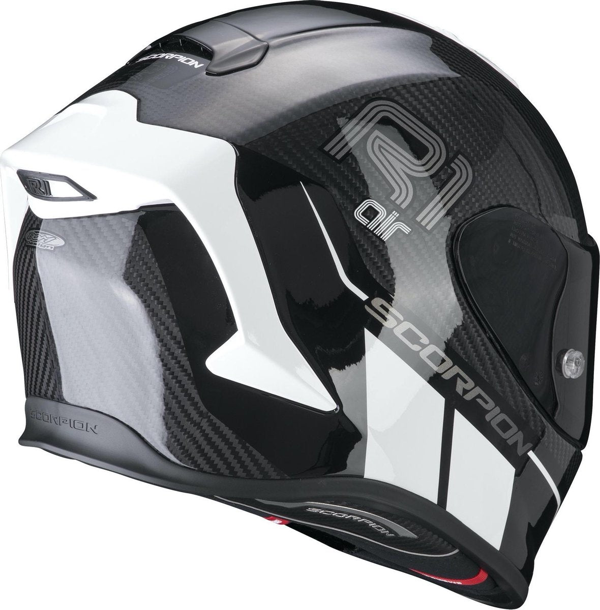 Scorpion EXO-R1 Carbon Corpus II Matt Black Neon Yellow Full Face Helmet M