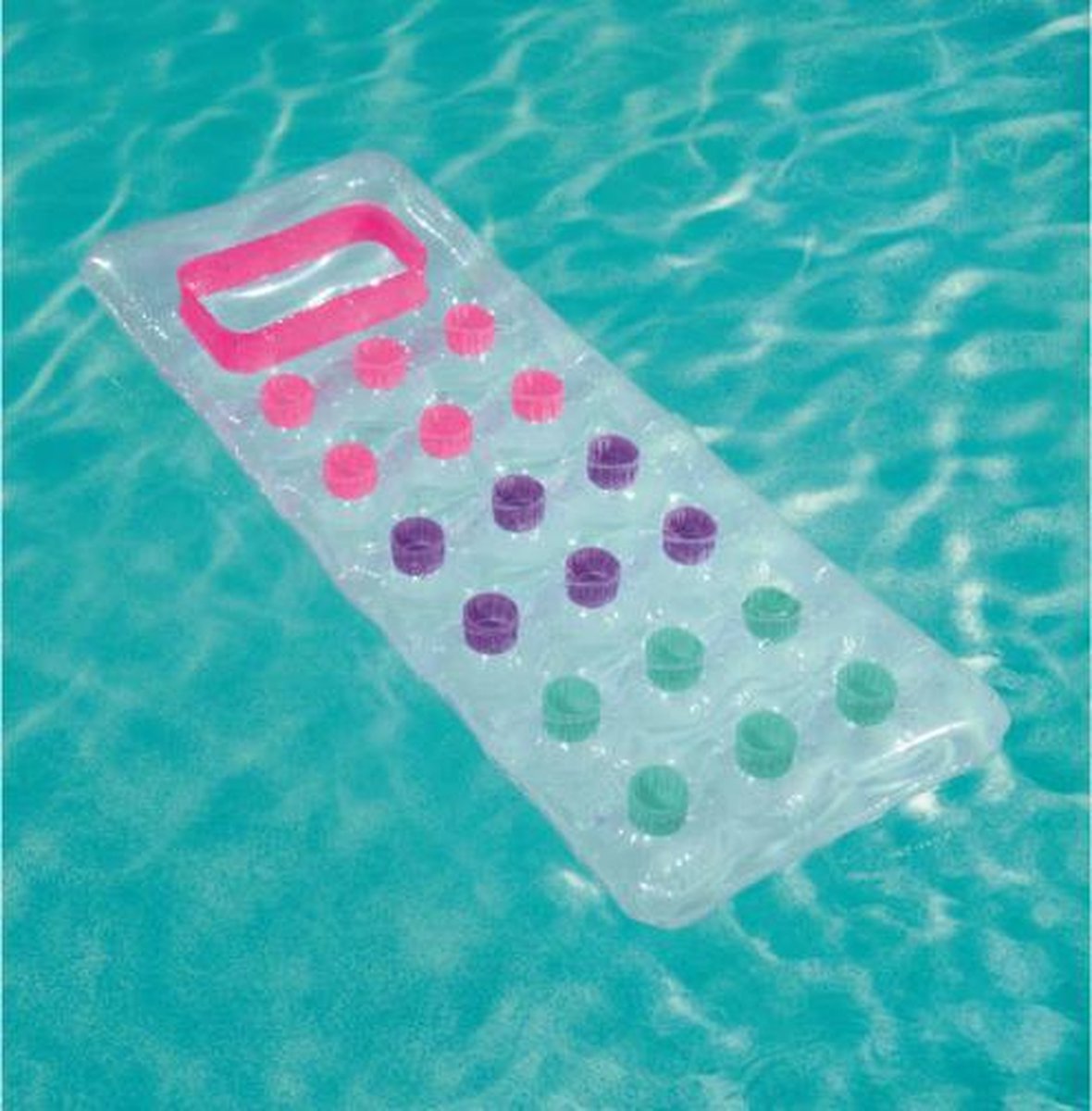 Bestway water luchtbed - 188 x 71 cm - Transparant