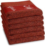 DDDDD Haru - Keukendoek - 50x55 cm - Set van 6 - Sienna