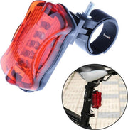 Waterdichte LED Fietsverlichting - High Power 5 LED lampen - Antishock Fietsverlichting met Ondersteuning