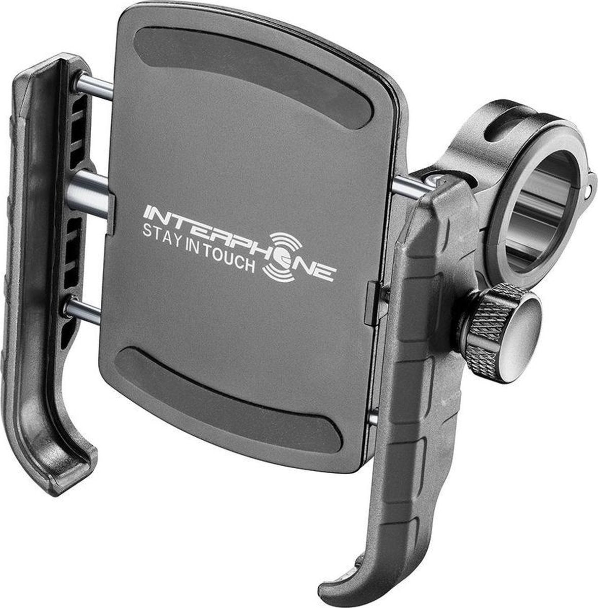 Interphone - Universele Motocrab Telefoonhouder Fiets en Motor Stuur (max. 110mm)
