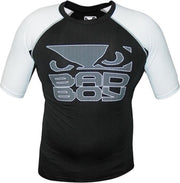 Bad Boy Engage Rash Guard S/S Zwart Wit maat S