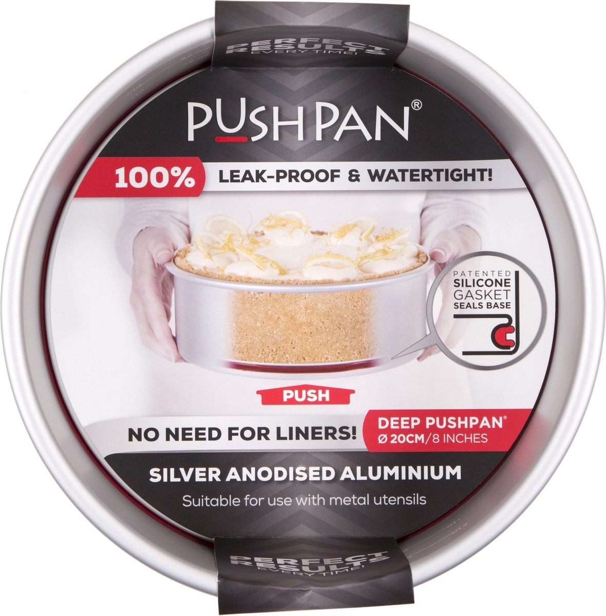 Wham PushPan Springvorm - Aluminium - Rond - Diep - 20 cm