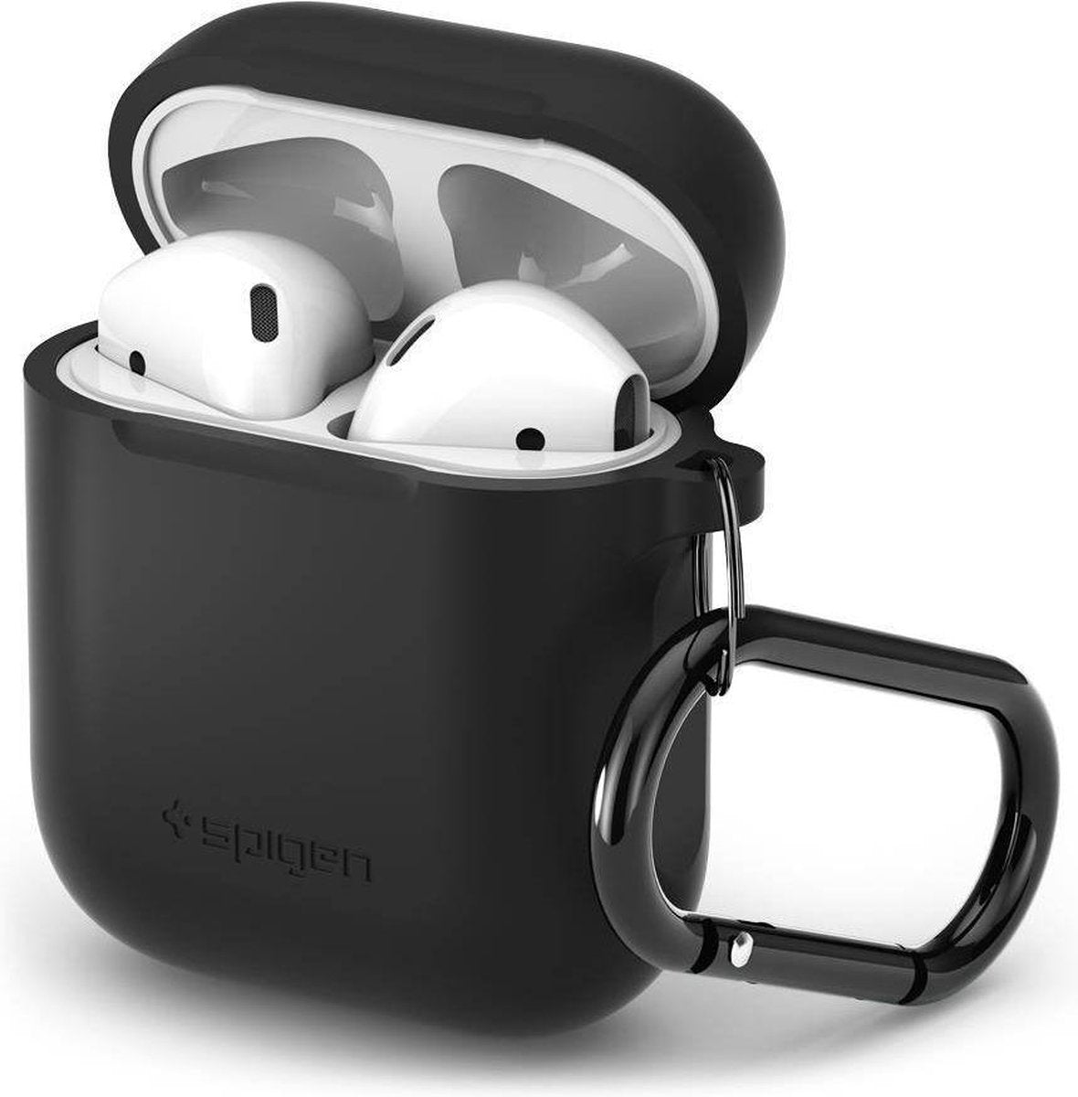 Spigen Silicone Case voor Apple AirPods - Zwart