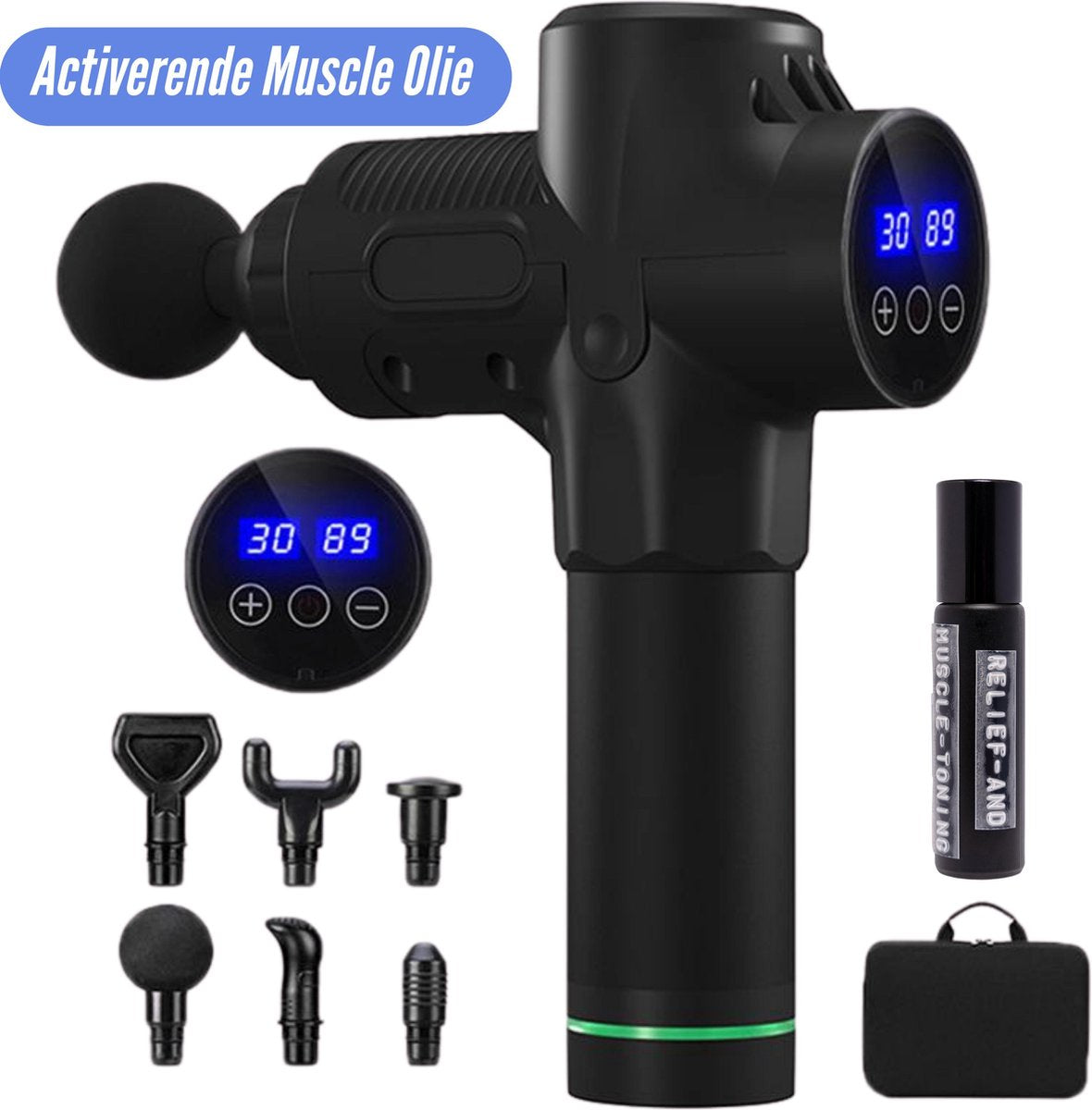 Massage gun – Theragun – Massage pistool – Triggerpoint – Massage apparaten – Massageolie – Spieren en Gewrichten – Pijn Bestrijding - Cadeau
