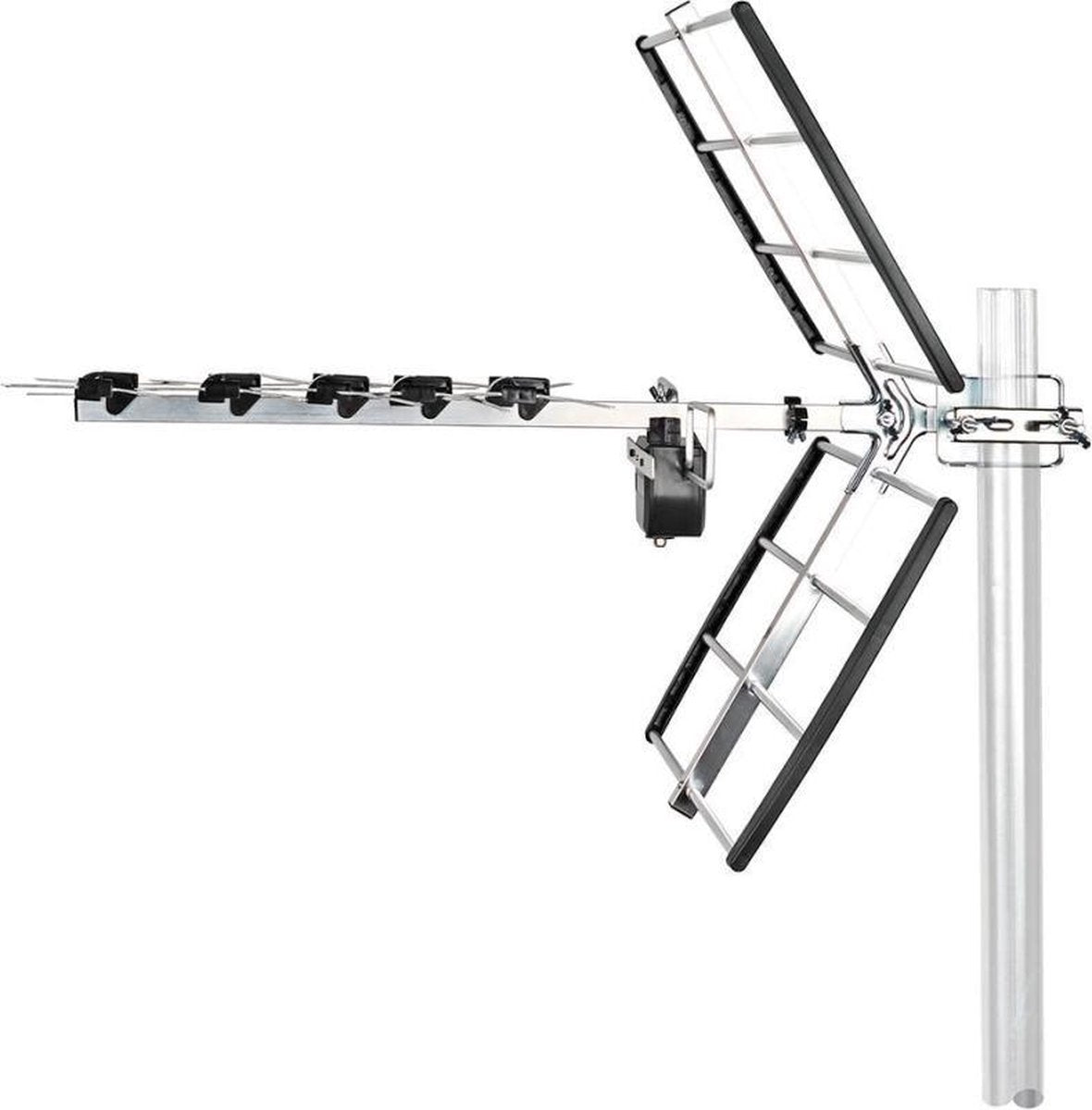 Buitenantenne | UHF | Ontvangstbereik: ≥50 Km | LTE700 | Versterking: 12 dB | 75 Ohm | Antenne lengte: 700 mm | ABS / Aluminium