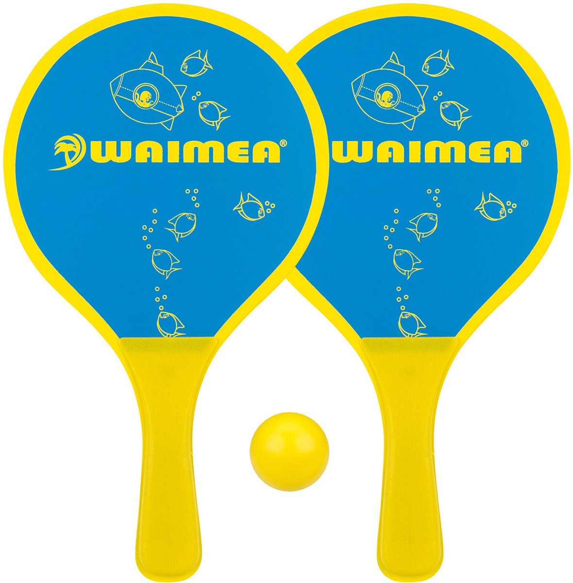 Waimea Beach Peddelbal Set - Animal - Blauw