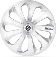 Sparco Wieldoppen 14 inch Sicilia Zilver - ABS