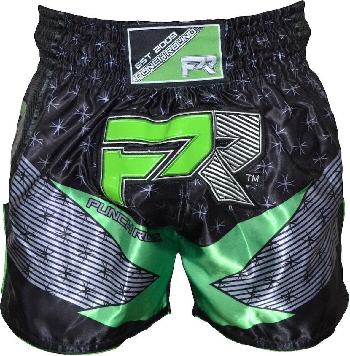 Punch Round Evoke Kickboks Broek Zwart Groen M = Jeans Maat 32