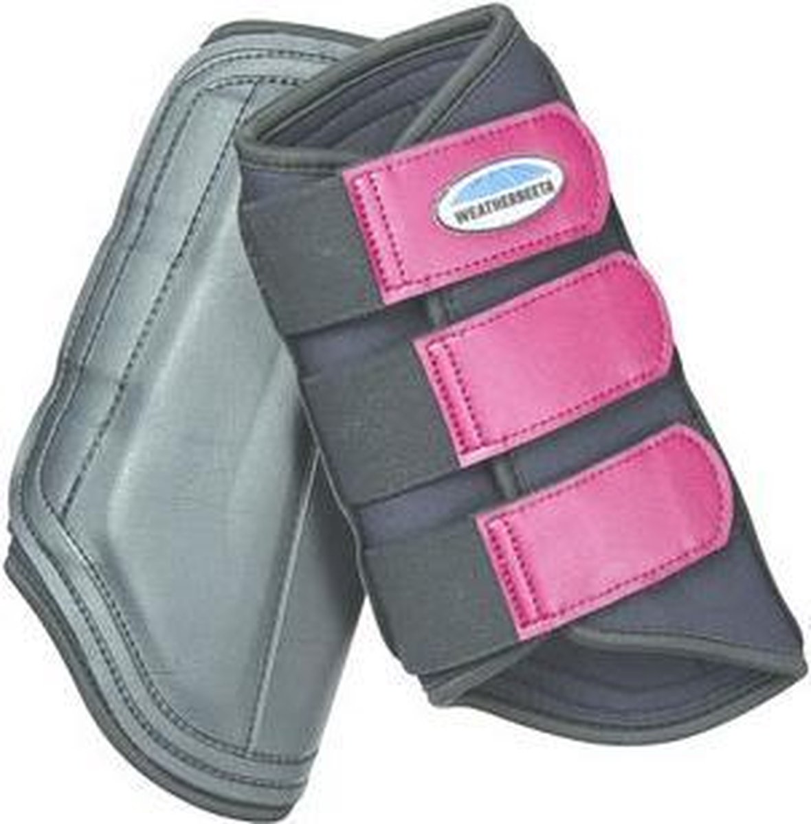RelaxPets - Weatherbeeta - Brushing Boots - Peesbeschermers - PVC-Stootkussens - Ademend - Maroon - Full