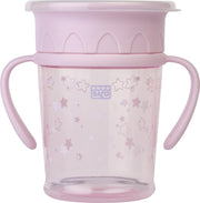 Saro Drinkbeker 360° Anti-mors Amazing Cup Met Handvat Roze