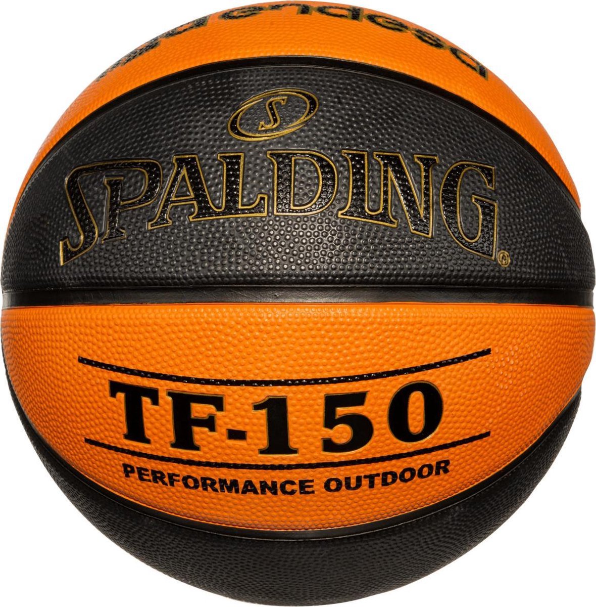 Spalding - Basketbal TF-150 - LIGA ENDESA - Oranje zwart - Maat 7