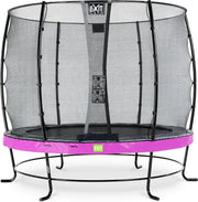 Trampoline EXIT Elegant - ø251cm met net Economy - paars