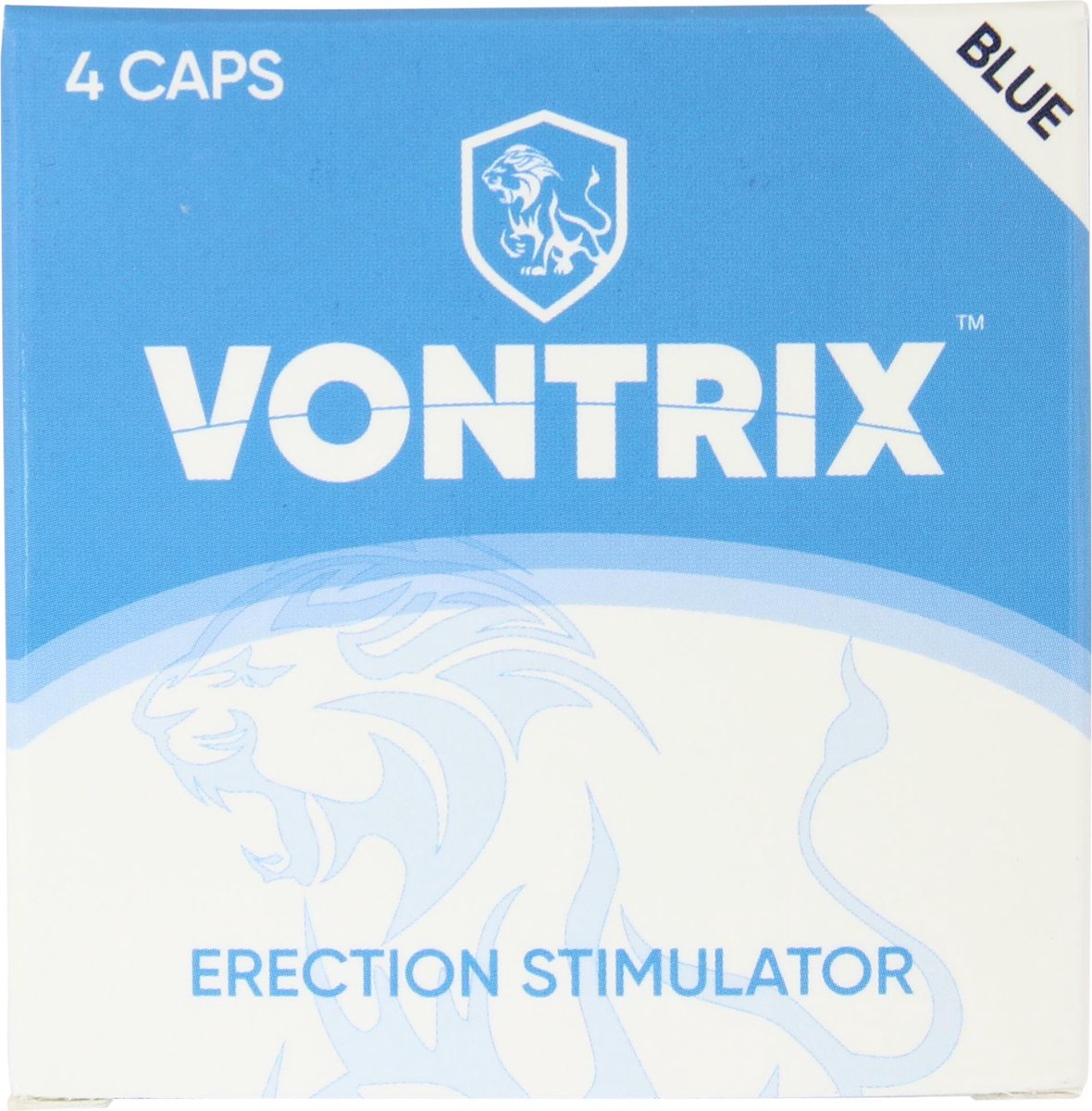 Vontrix Blue Erectiepillen 4 capsules - 100% natuurlijk
