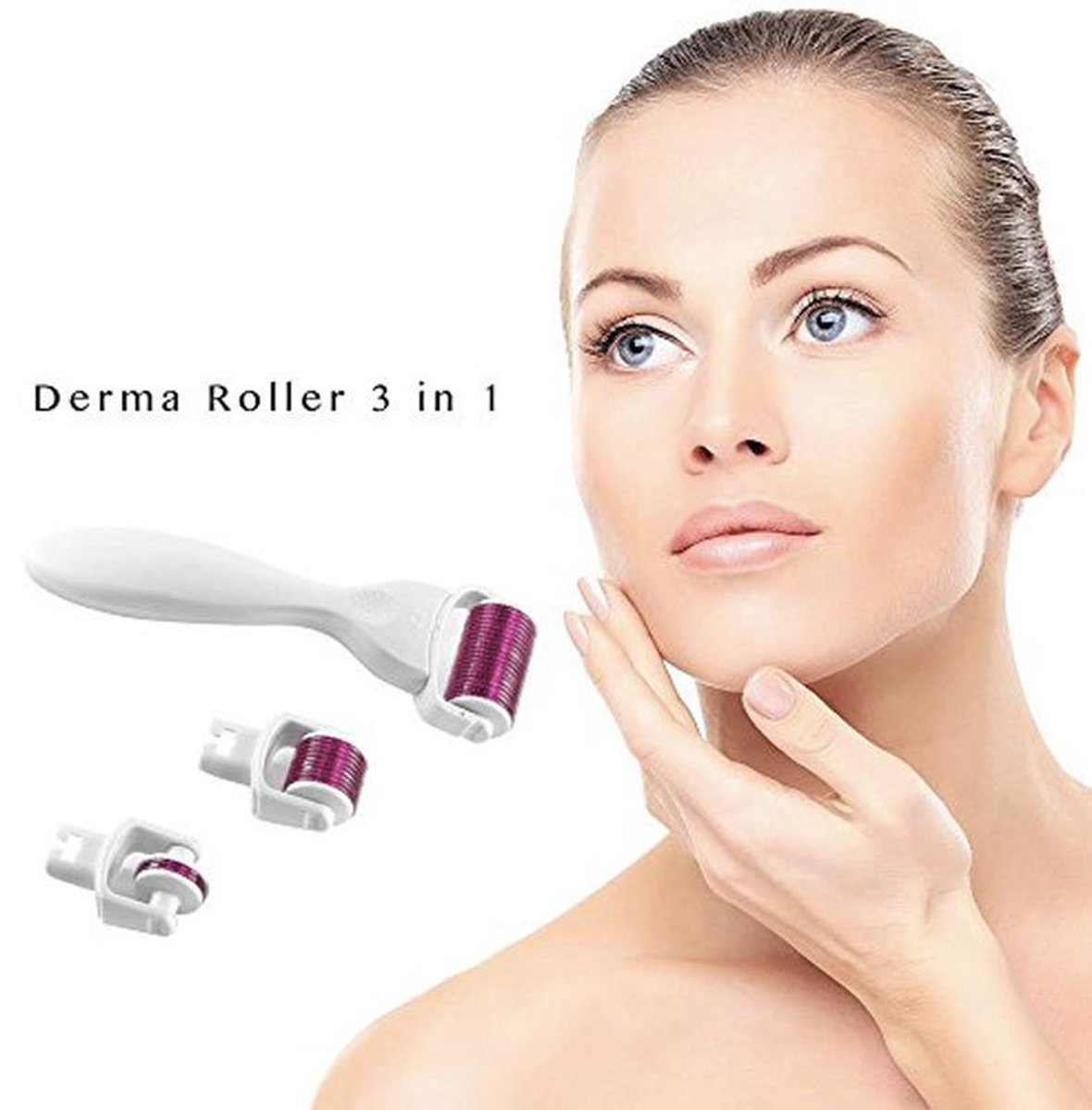 3 in 1 Derma Roller Kit Micro Naalden | 1200/1.5mm