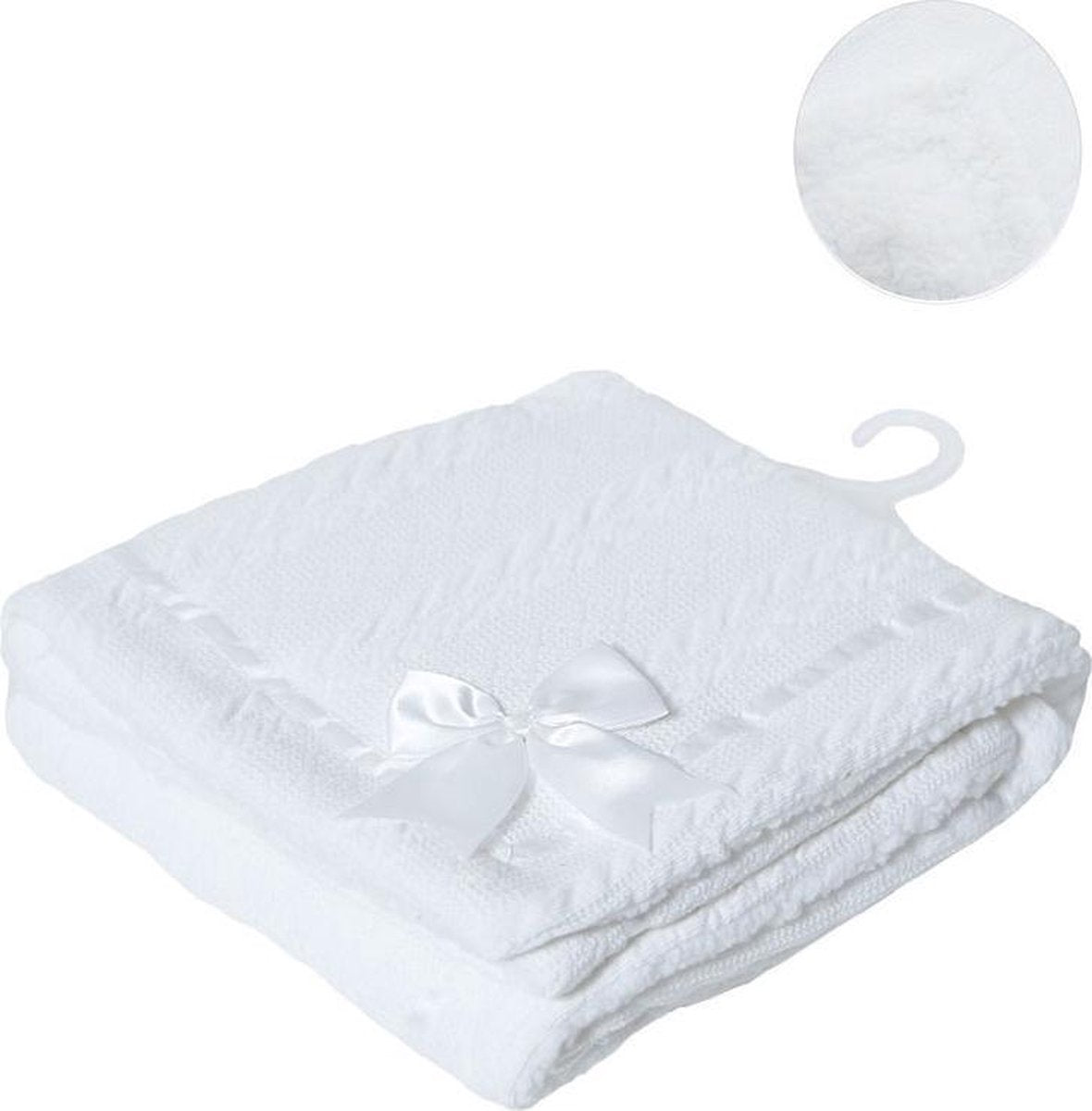 Soft Touch Deken Cheveron Junior Polyester Wit