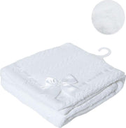 Soft Touch Deken Cheveron Junior Polyester Wit