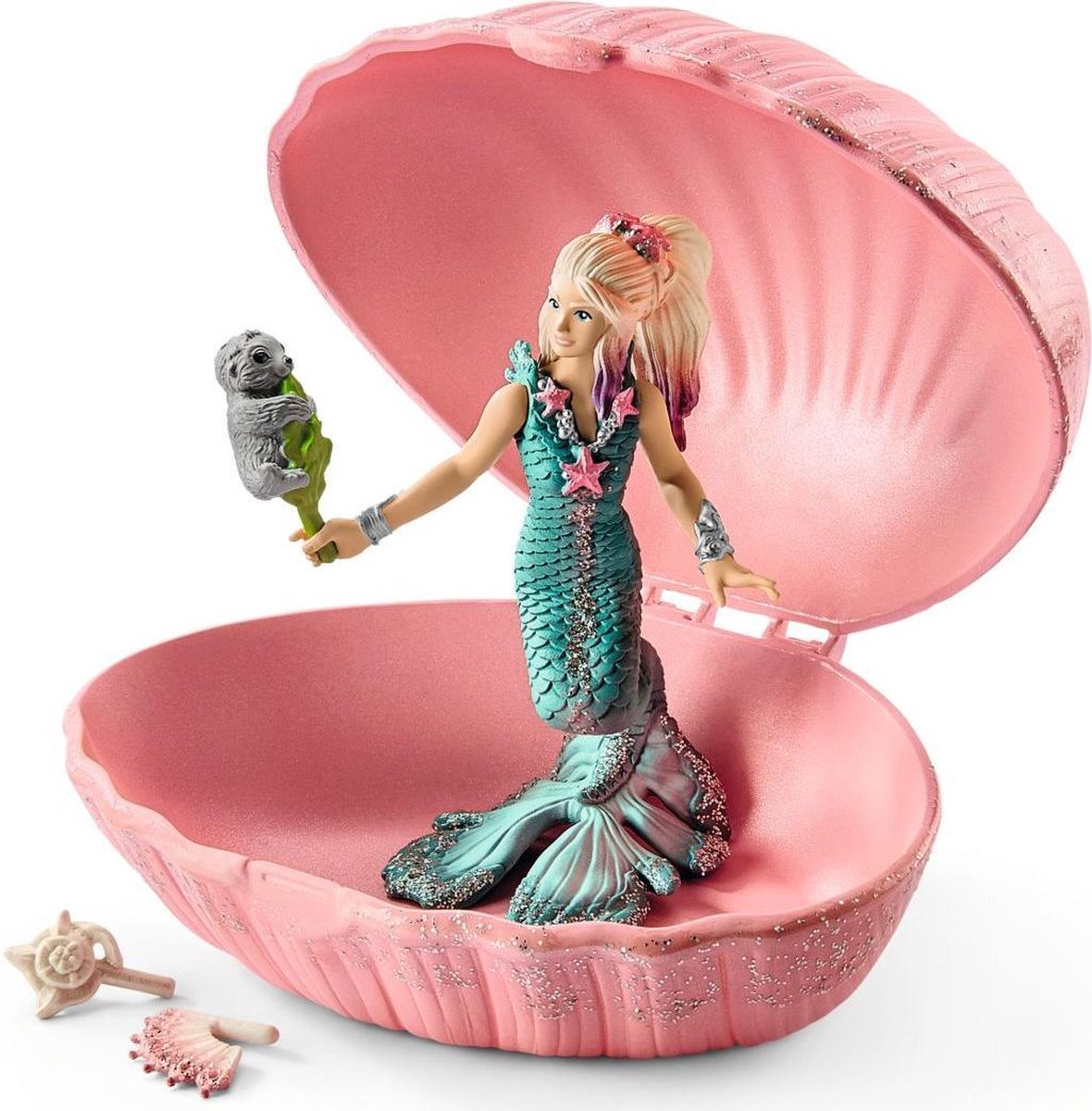 Schleich Zeemeermin en zeehondjong 70564 - Speelfigurenset - Bayala - 15 x 16 x 18 cm