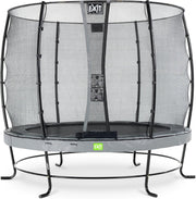 Trampoline EXIT Elegant - ø253cm met net Economy - grijs