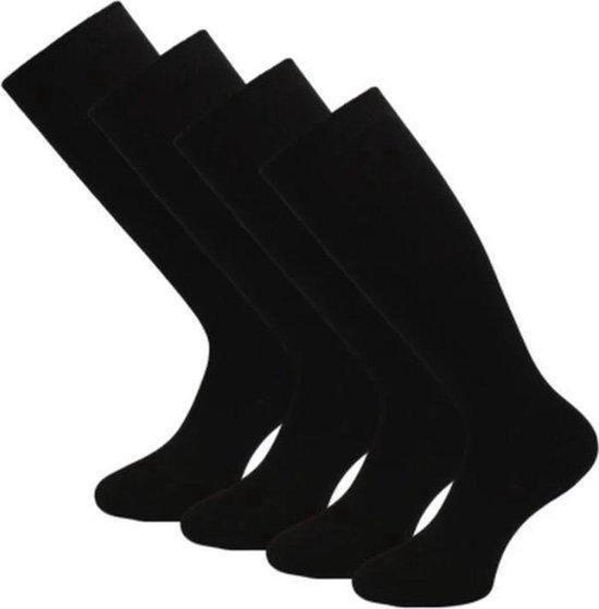 Socke/Sokken Voor Dames En Heren Kleur Zwart - Maat 40-46 - Warme Sokken Heren & Dames