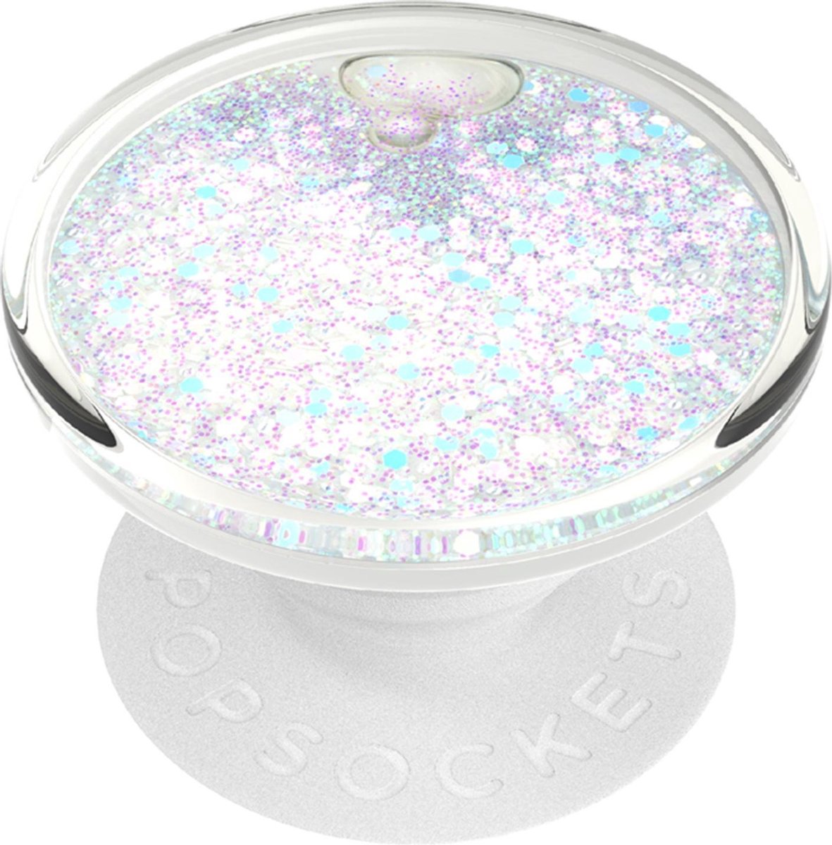 PopGrip Luxe Tidepool Halo White