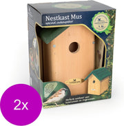 Wildbird Nestkast Oklahoma Kadobox - Broeden - 2 x 38x20x18 cm