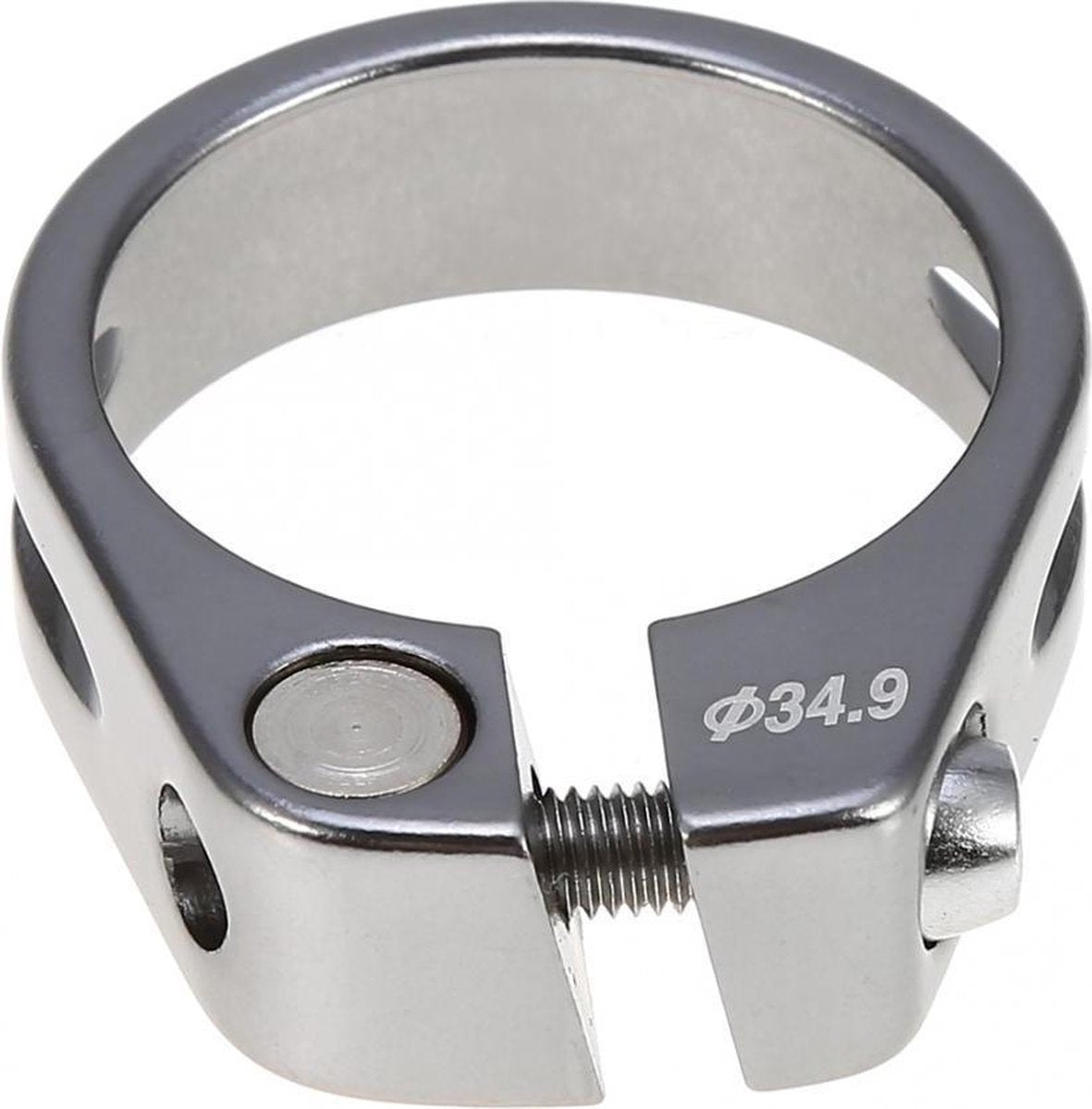 Qatrixx - Zadelpen Klem - aluminium - Zilver - racefiets MTB