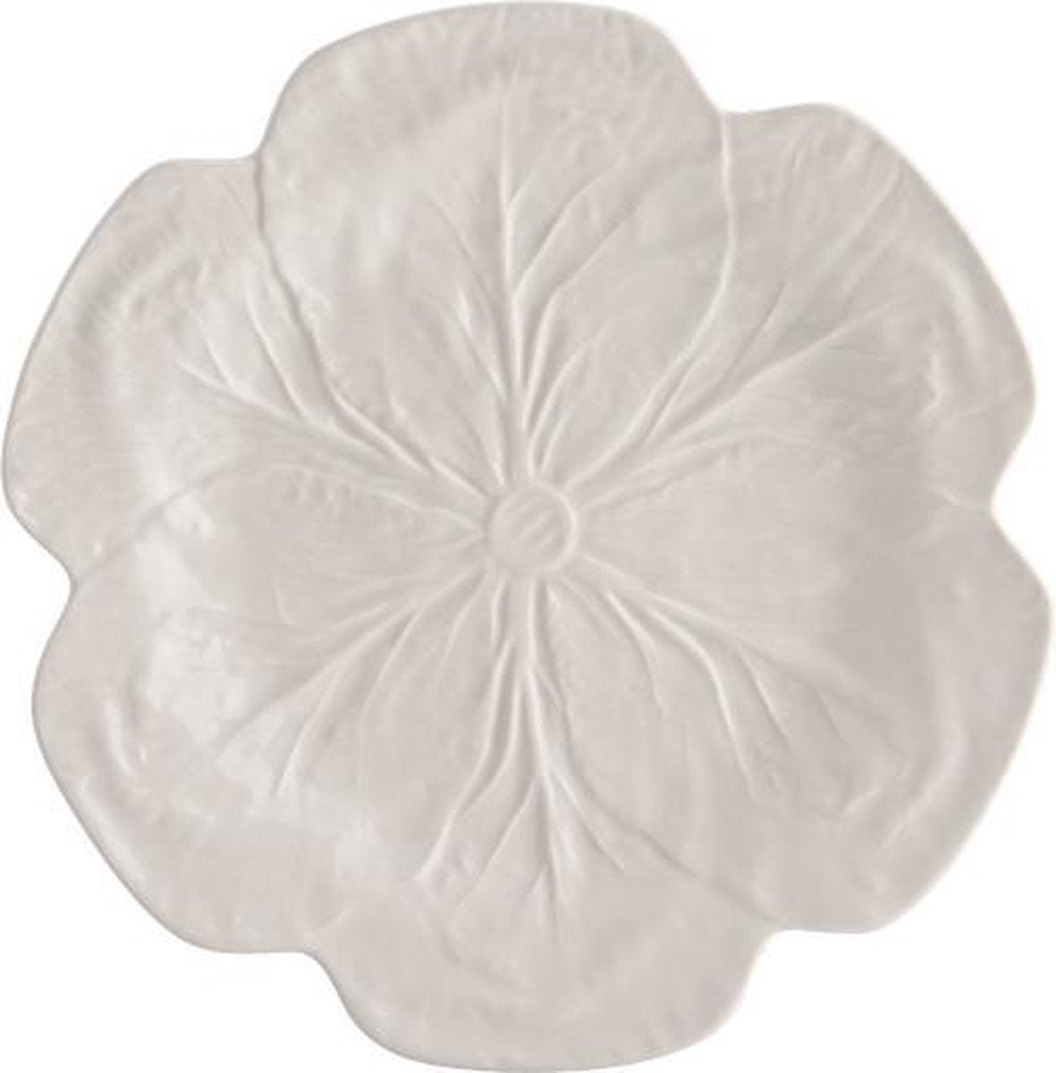 Koolservies Dinerbord  Set van Twee Wit 26