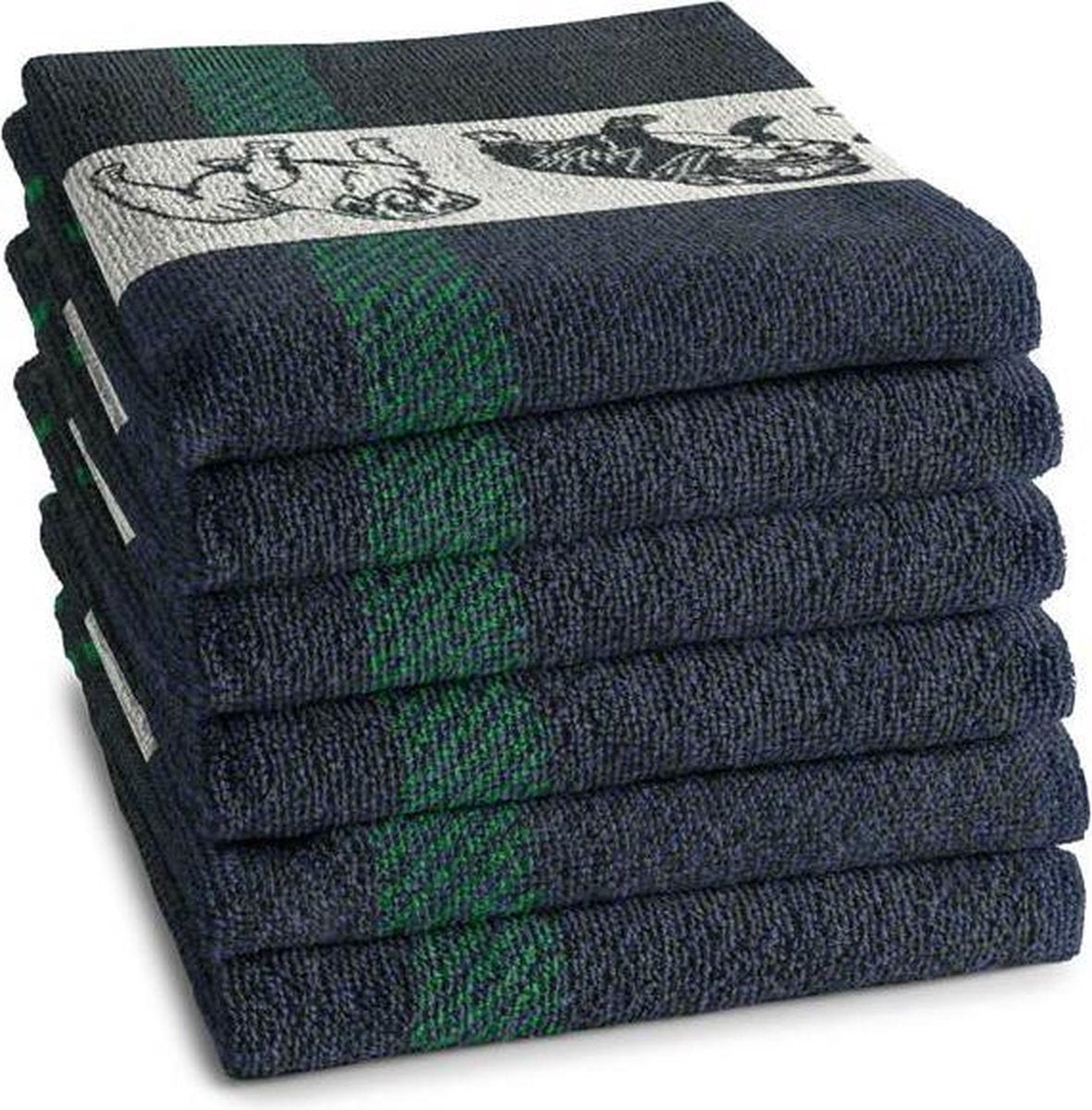 DDDDD Bully - Keukendoek - 50x55 cm - Set van 6 - Navy