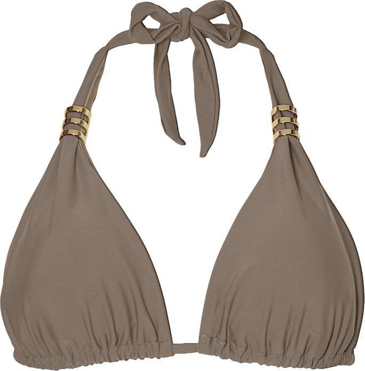 Sapph 10S Audrey Triangle Halter Dames Taupe Grey-42