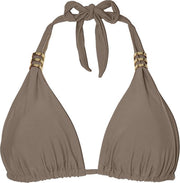 Sapph 10S Audrey Triangle Halter Dames Taupe Grey-42