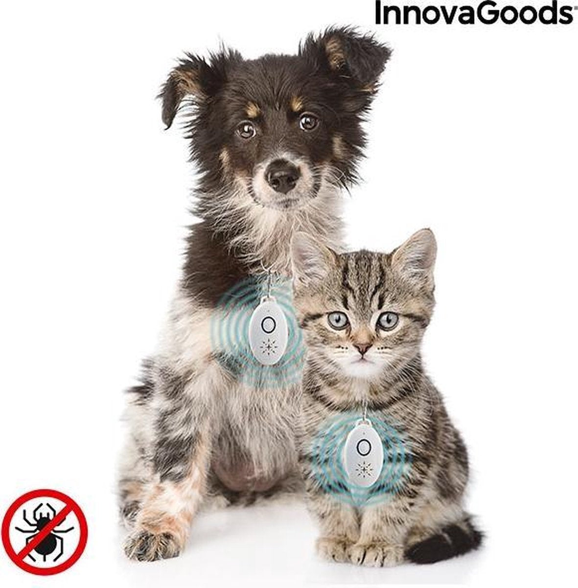 OPLAADBARE ULTRASONE PARASIETENAFSTOTER VOOR HUISDIEREN PETREP INNOVAGOODS