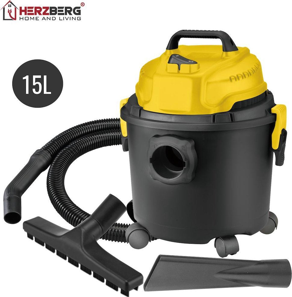 Herzberg HG-8019: Natte en Droge Stofzuiger