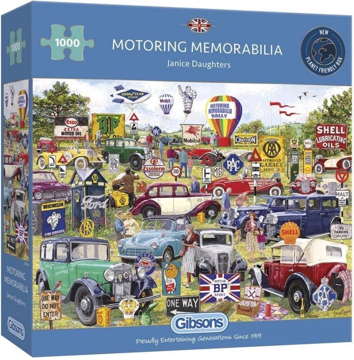 Gibsons puzzel Motoring Memorabilia - 1000 stukjes