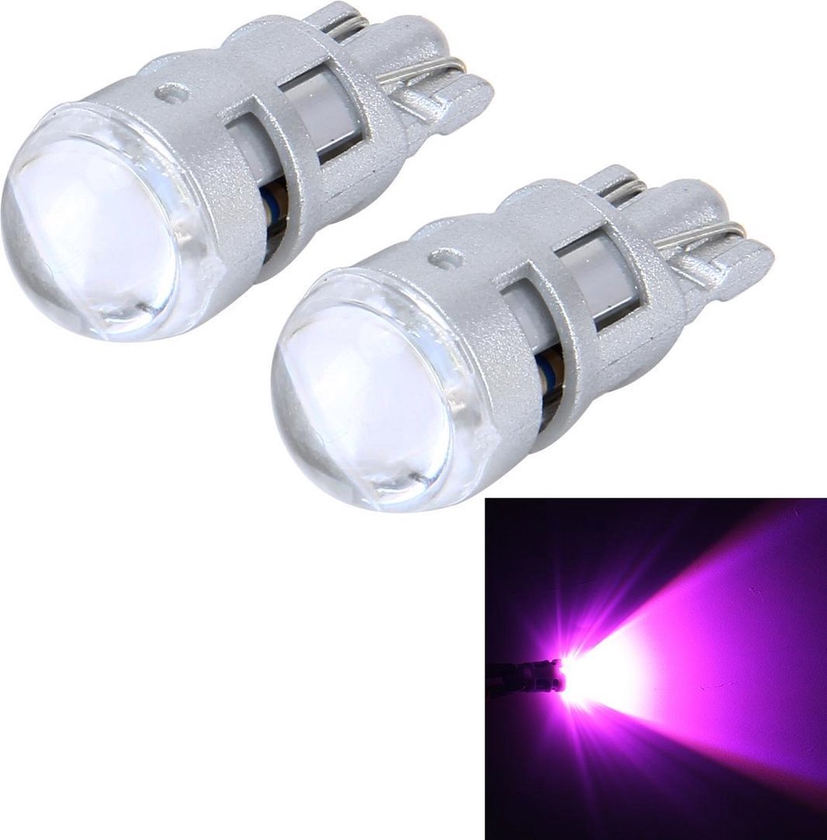 2 STKS T10 1W 50LM Car Clearance Light met SMD-3030 Lamp