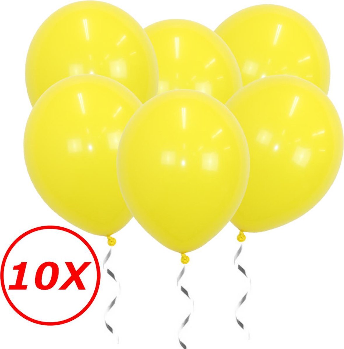 Gele Ballonnen 10st Feestversiering Verjaardag Ballon