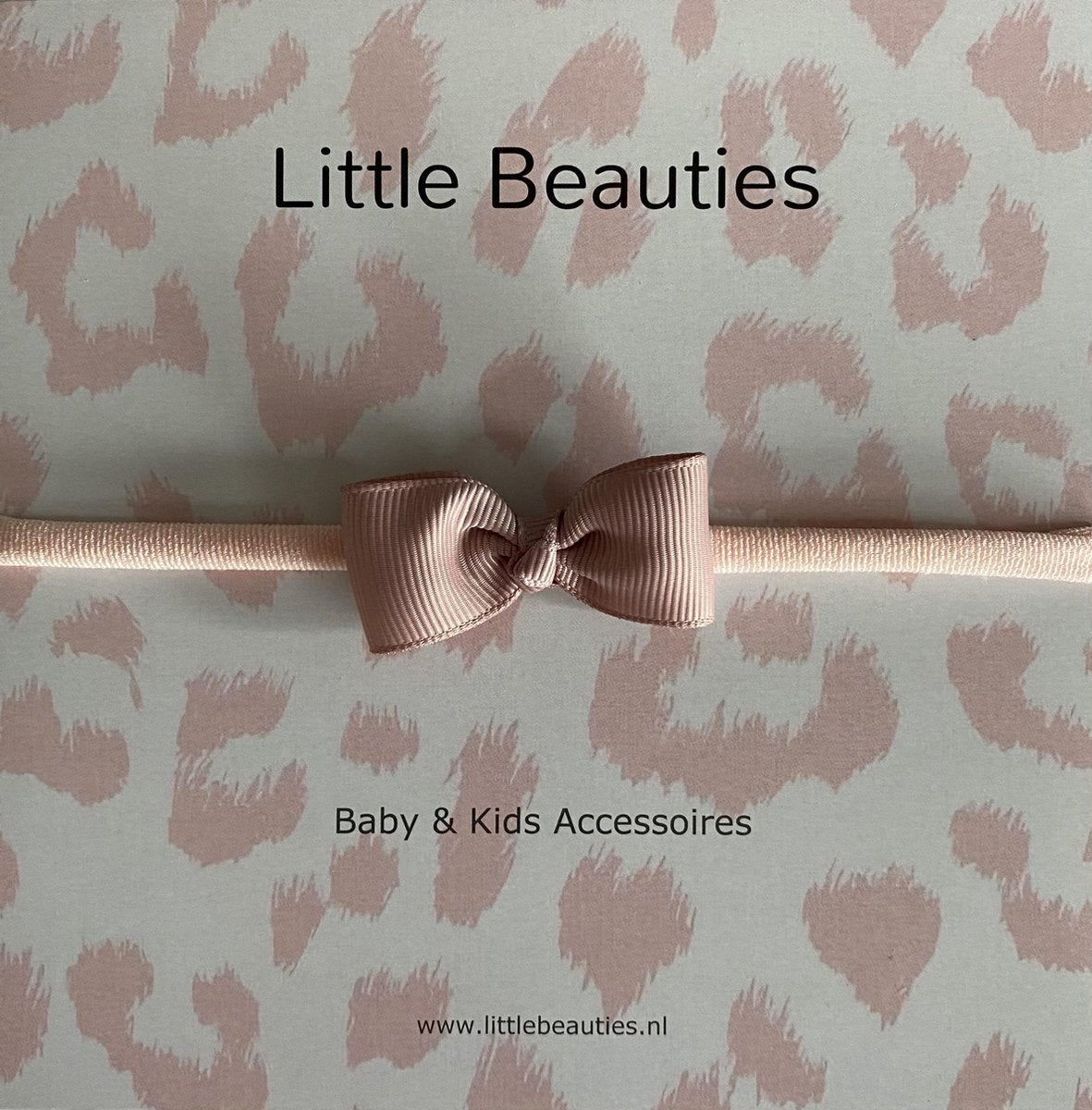 Haarbandje rose - Little Beauties - newborn - peuters - leeftijd 0-36 maanden - kraamkado - babyshower - haaraccessoire - babymusthave - meisje