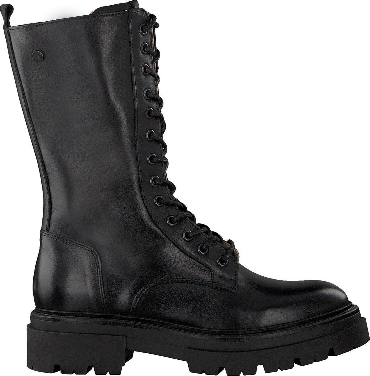Notre-V Al126 Veterboots - Laarzen Met Veters - Dames - Zwart - Maat 40