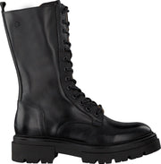 Notre-V Al126 Veterboots - Laarzen Met Veters - Dames - Zwart - Maat 40