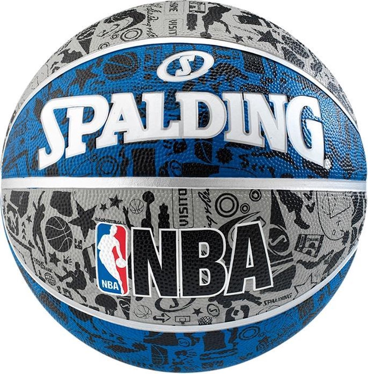 Basketbal outdoor Spalding graffiti maat 7