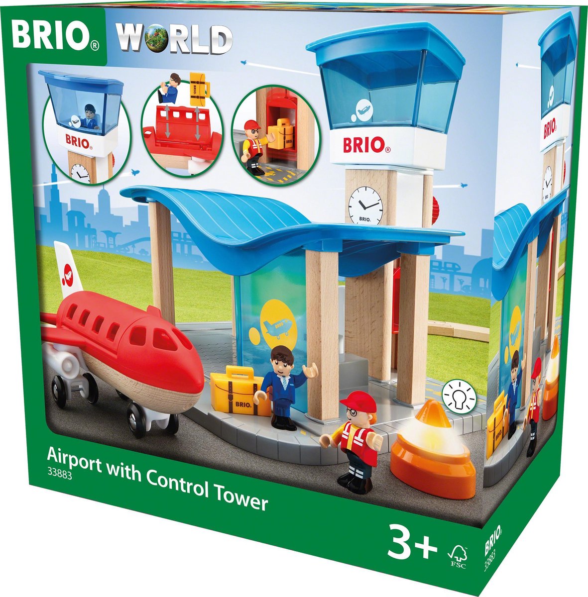 BRIO Vliegveld met controletoren - 33883