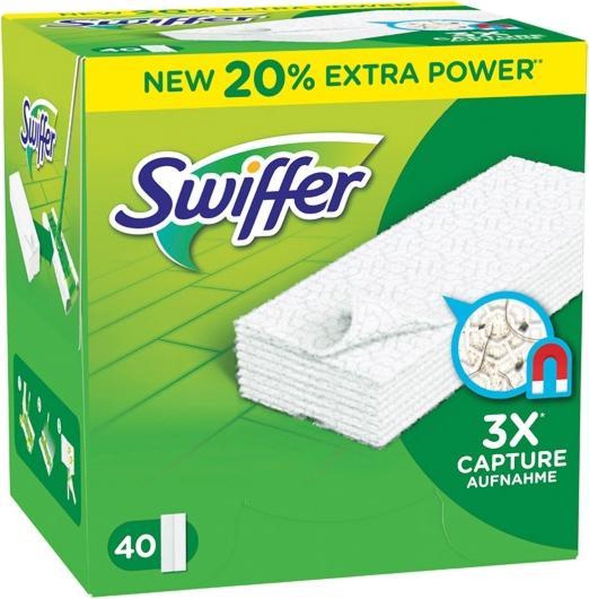 Swiffer Vloerreiniger - 40 Stuks - Navul Stofdoekjes