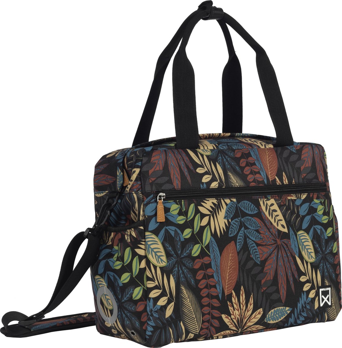 Willex Enkele Fietstas - Zwart/Jungle - 19L