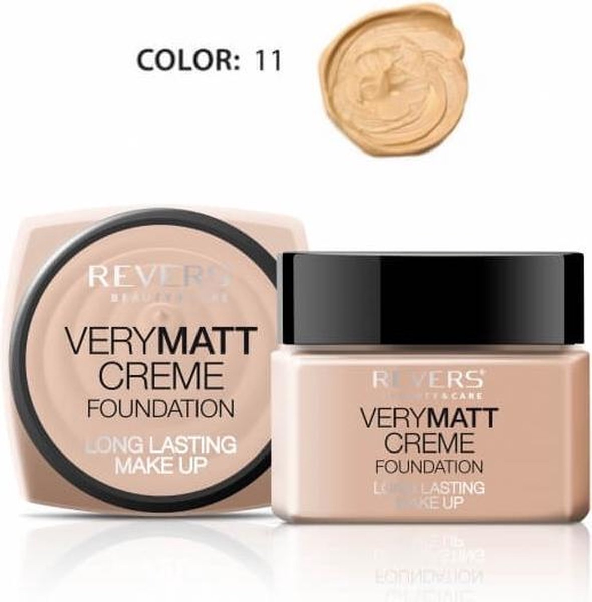 REVERS® Very Matt Creme Foundation Long Lasting #11 60ml.