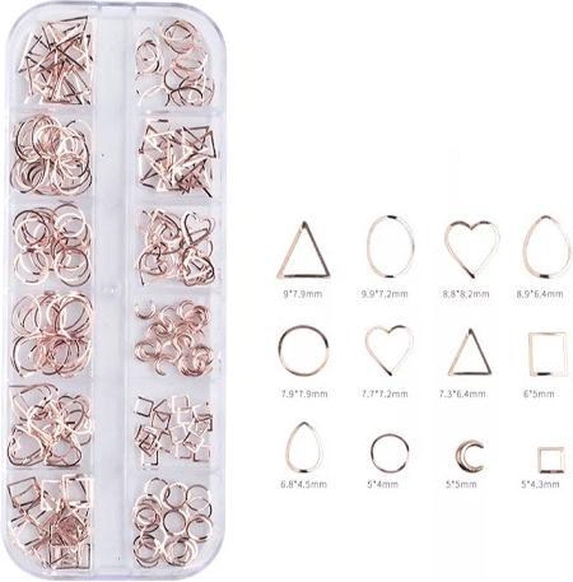 VSE nagel decoratie set NS-02 rosé