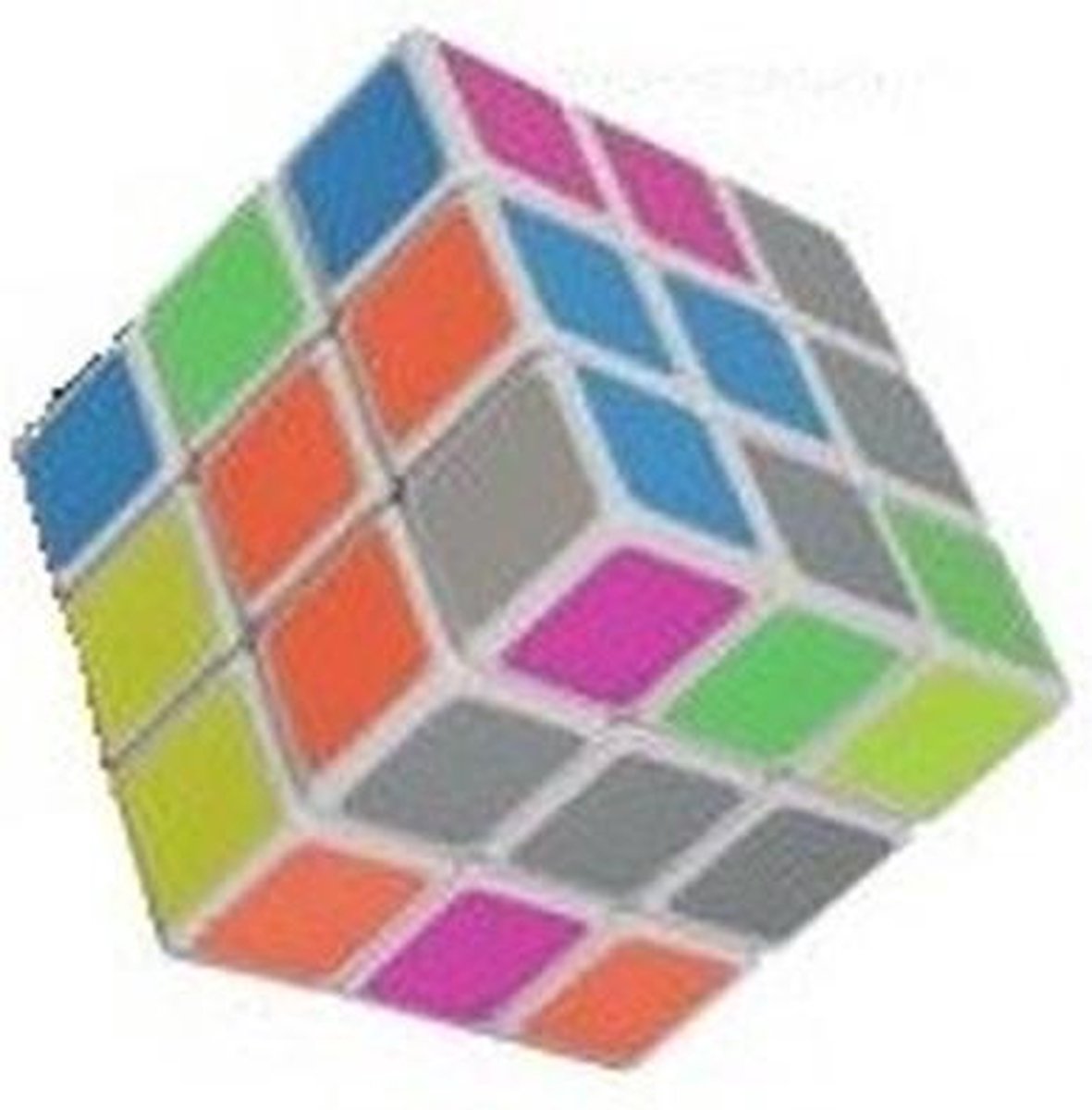 Magische kubus spelletje 6 cm