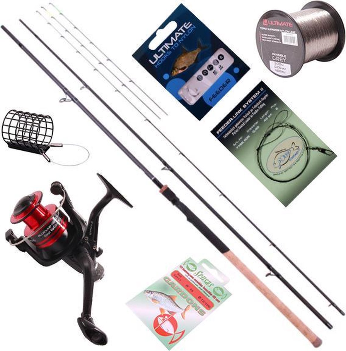 Ultimate Complete Fury Feeder Set 3.30m (15-60g) | Witvis set