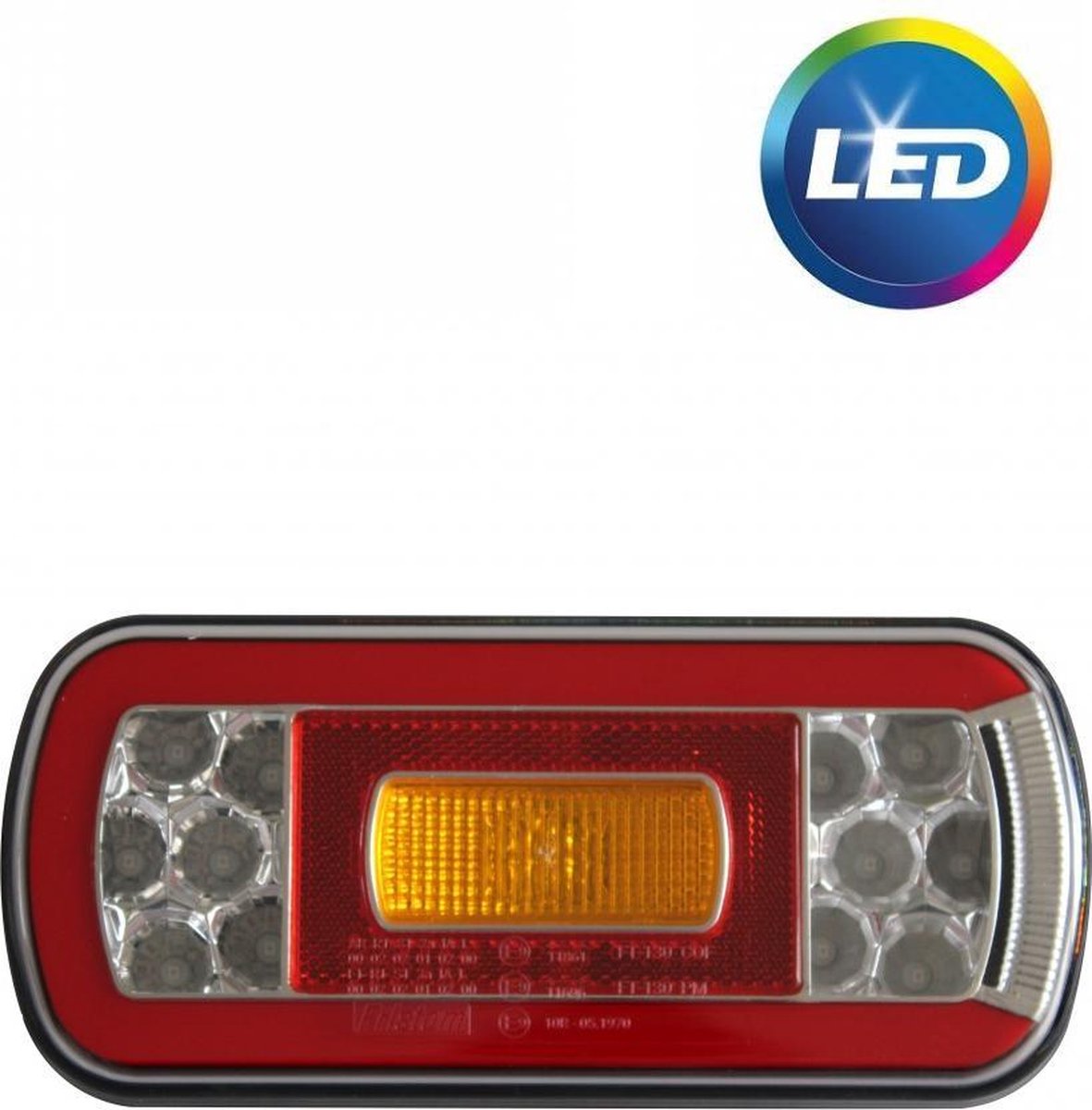 Fristom FT-130 links- inclusief mistlamp - LED 220x110x50