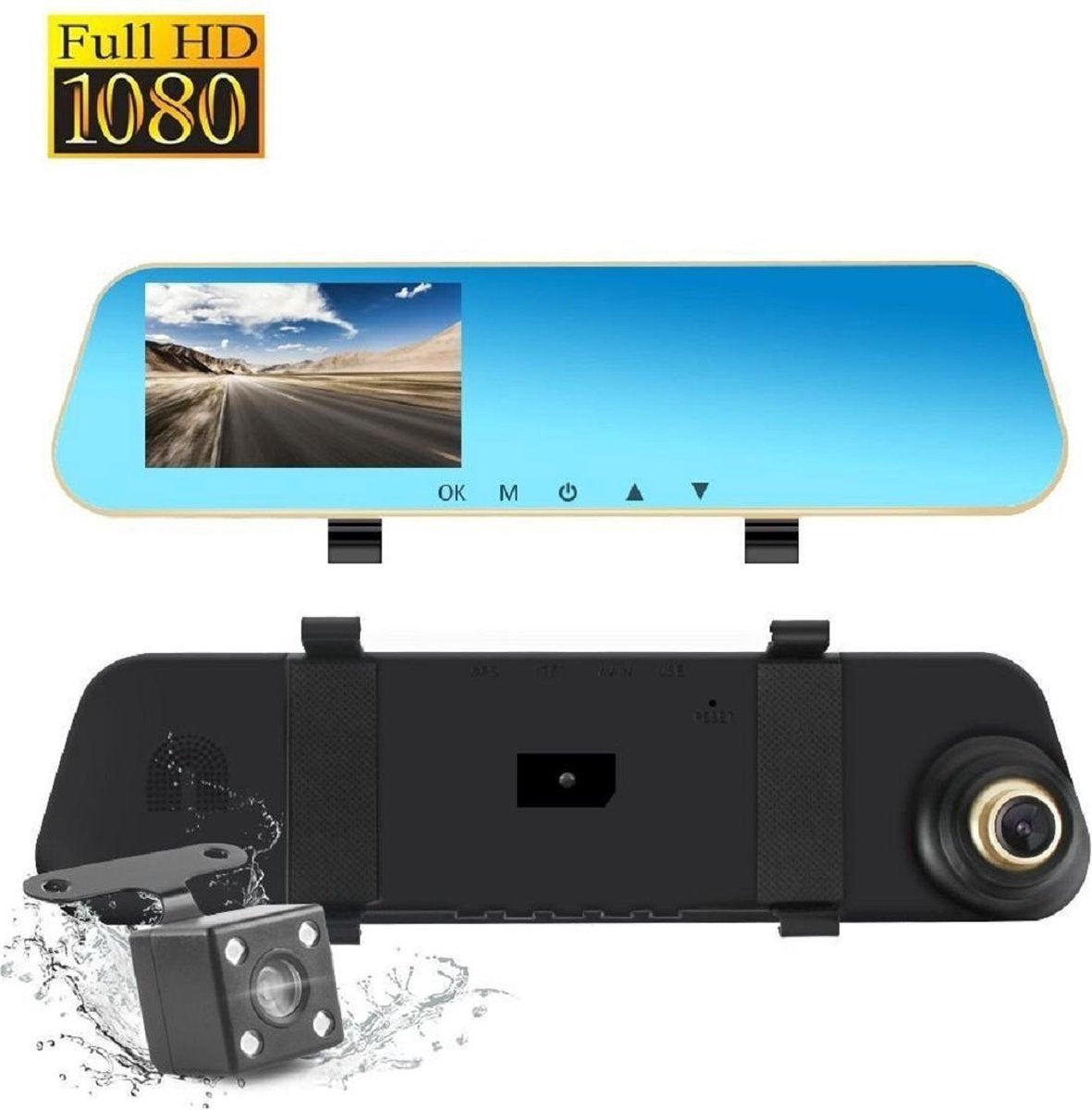 Full HD auto dashcam spiegel