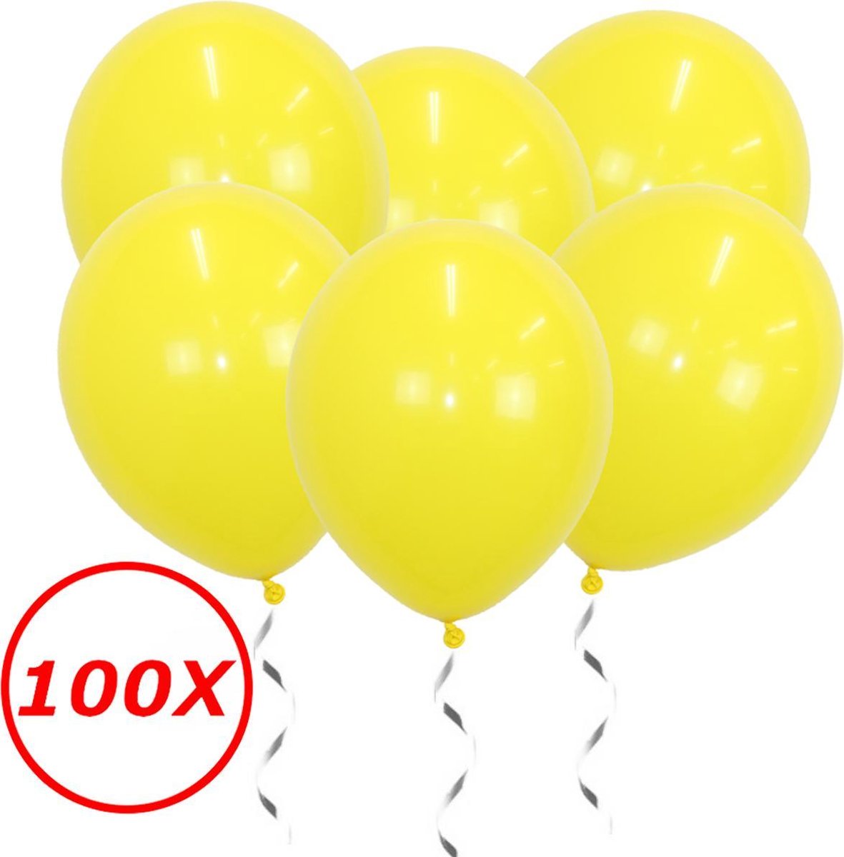 Gele Ballonnen 100St Feestversiering Verjaardag Ballon
